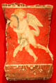 Roman painted plaster fresco with Cupid holding mask made in Egypt at Memorial Art Gallery. Rochester, NY.