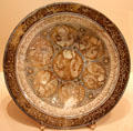 Persian ceramic bowl with portraits at Memorial Art Gallery. Rochester, NY.