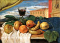 Florentine Still Life painting by Giorgio de Chirico at Memorial Art Gallery. Rochester, NY.
