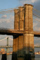 Cables of Brooklyn Bridge. New York, NY