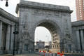 Manhattan Bridge Approach Arch by Carrere & Hastings. New York, NY