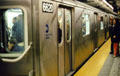 New York subway train. New York, NY