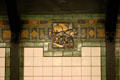 Union Square subway station tiles showing New York of 1828. New York, NY.