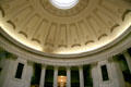 Interior dome of Federal Hall where Congress met when New York City was American capital. New York, NY