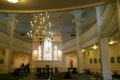 Interior of church of Shrine of the Blessed Elizabeth Ann Bayley Seton. New York, NY.