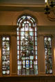 Stained glass windows in church of Shrine of the Blessed Elizabeth Ann Bayley Seton. New York, NY.