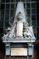 St Paul's Chapel monument to Major Gen. Richard Montgomery who fell in battle in Quebec in 1775. New York, NY.