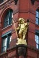 Puck statue by Henry Baerer on Puck Building. New York, NY.