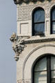 Stylized lion gargoyle on Lincoln Building on Union Square. New York, NY.