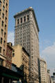 Back edge of Flatiron Building. New York, NY.