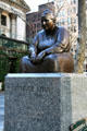 Gertrude Stein statue by Jo Davidson in Bryant Park. New York, NY.