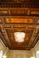 Baroque ceiling of main reading room of New York Public Library. New York, NY.