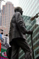 George M. Cohan statue, composer of Give My Regards to Broadway. New York, NY.