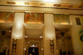 Murals in lobby of Waldorf-Astoria Hotel. New York, NY.
