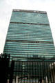 United Nations Secretariat Building facade. New York, NY.
