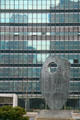United Nations Secretariat Building facade & sculpture. New York, NY.