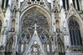 Gothic facade of St. Patrick's Cathedral. New York, NY.
