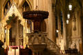 Pulpit of St. Patrick's Cathedral. New York, NY.