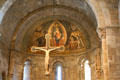 Fuentidueña Apse with Fresco of Virgin & Child at The Cloisters. New York, NY.
