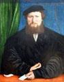 Portrait of Derek Berck painting by Hans Holbein the Younger at Metropolitan Museum of Art. New York, NY.