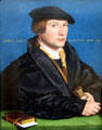 Portrait of Member of Wedigh Family painting by Hans Holbein the Younger at Metropolitan Museum of Art. New York, NY.