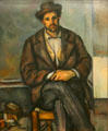 Seated Peasant painting by Paul Cézanne at Metropolitan Museum of Art. New York, NY.