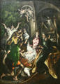 Adoration of the Shepherds painting by El Greco at Metropolitan Museum of Art. New York, NY.