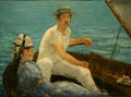 Boating painting by Édouard Manet at Metropolitan Museum of Art. New York, NY