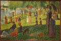 Study for Sunday on La Grande Jatte by Georges Seurat at Metropolitan Museum of Art. New York, NY