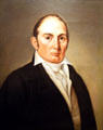 Portrait of hatter Joseph Brewster who built Merchant's House in 1832. New York, NY.