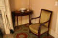Sitting area for long-gone guests at Mount Vernon Hotel Museum. New York, NY.