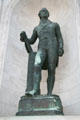 Alexander Hamilton statue by Adolph Weinman outside Museum of the City of New York. New York, NY.