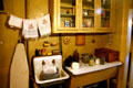 Kitchen of Italian family at Tenement Museum. New York, NY.