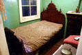 Bedroom of Lithuanian family at Tenement Museum. New York, NY.