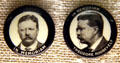 Theodore Roosevelt mourning buttons at his Birthplace. New York, NY.