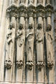 Recreation of Gothic saints carvings beside west entrance of Riverside Church. New York, NY.