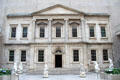 Greek revival facade of Branch Bank of the United States by Martin E. Thompson at Metropolitan Museum of Art. New York, NY.