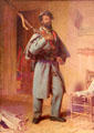 The Recruit - Bit of Civil War History: painting by Thomas Waterman Wood at Metropolitan Museum of Art. New York, NY.