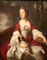Mrs. Jerathmael Bowers portrait by John Singleton Copley at Metropolitan Museum of Art. New York, NY.