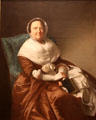 Mrs. Sylvanus Bourne portrait by John Singleton Copley at Metropolitan Museum of Art. New York, NY.