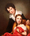 Michael Angelo & Emma Clara Peale portrait by Rembrandt Peale at Metropolitan Museum of Art. New York, NY.