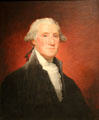 George Washington portrait by Gilbert Stuart at Metropolitan Museum of Art. New York, NY.
