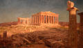 The Parthenon painting by Frederic Edwin Church at Metropolitan Museum of Art. New York, NY.