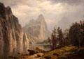 Merced River, Yosemite Valley painting by Albert Bierstadt at Metropolitan Museum of Art. New York, NY.
