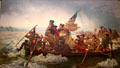 Washington Crossing the Delaware painting by Emanuel Leutze at Metropolitan Museum of Art. New York, NY.