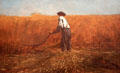 Veteran in a New Field painting by Winslow Homer at Metropolitan Museum of Art. New York, NY.