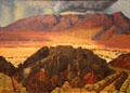 Taos Valley, New Mexico painting by Ernest L. Blumenschein at Metropolitan Museum of Art. New York, NY.