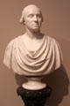 George Washington marble bust by Hiram Powers at Metropolitan Museum of Art. New York, NY.
