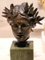 Head of Victory bronze by Augustus Saint-Gaudens at Metropolitan Museum of Art. New York, NY.