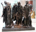 Burghers of Calais bronze sculpture group by Auguste Rodin at Metropolitan Museum of Art. New York, NY.